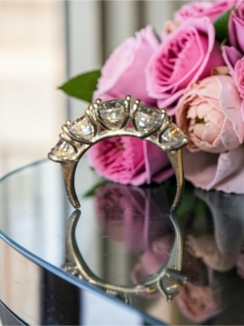 Women’s Ring in size 7 set in 925 Sterling Silver, 1 Carat Moissanite - Picture 7 of 7